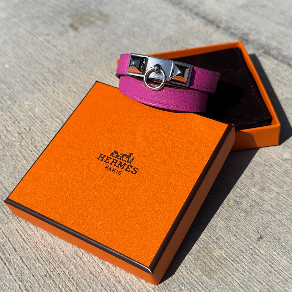 Authentic Hermes Rivale Double Tour Bracelet